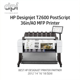 Buy HP DesignJet Printer T2600 36in Post Script Multifunction (3XB78A)
