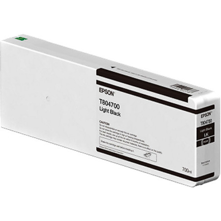 Oem Epson T804 UltraChrome HD LIGHT BLACK Ink Cartridge 700ml