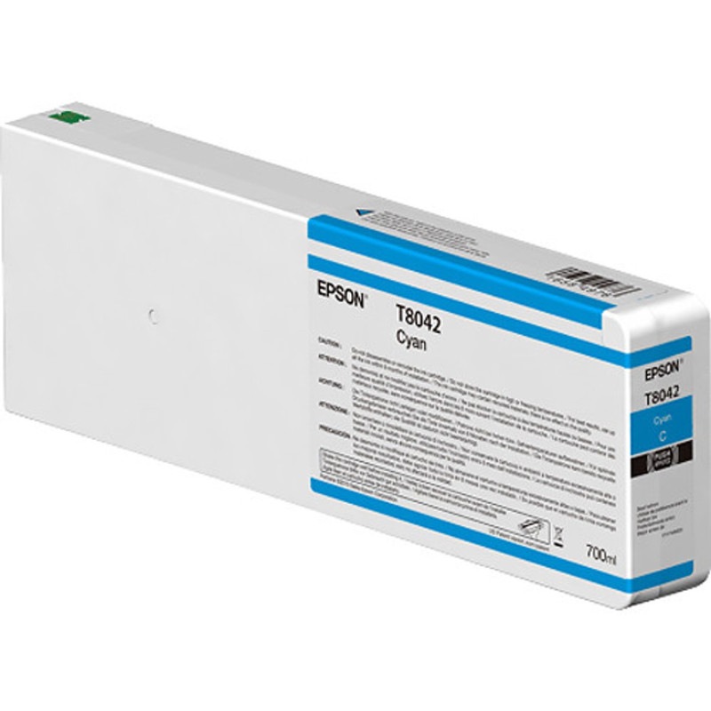 Oem Epson T804 UltraChrome HD Ink Cartridge 700ml - Cyan